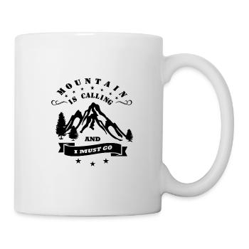 Berge - Tasse - Weiß - Rechts