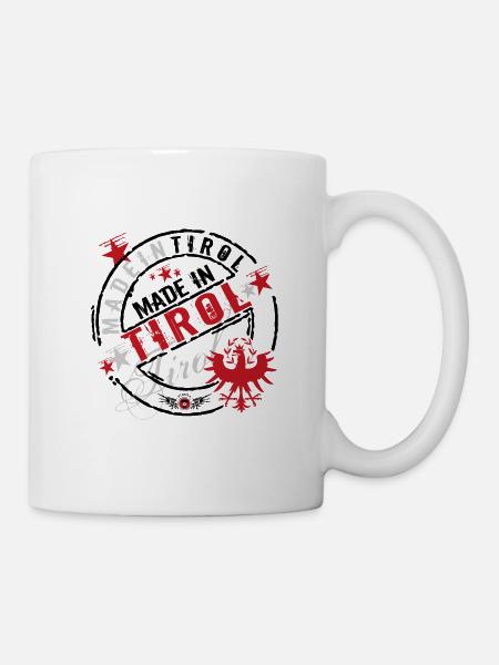 Made in Tirol - Tasse - Weiß