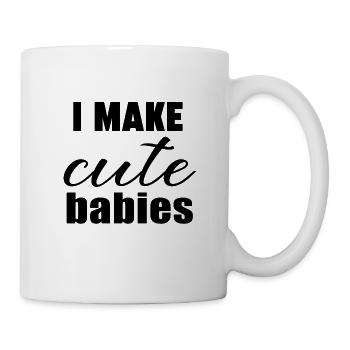 make cute babies sweet babies gift pregnant - Mug - white - Right