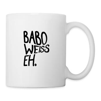 Babo blanc quand même cool dire cadeau Fun - Mug blanc - blanc - Droite