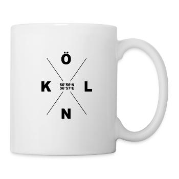 Cologne Kölle Style Patrie Cadeau Dom - Mug blanc - blanc - Droite
