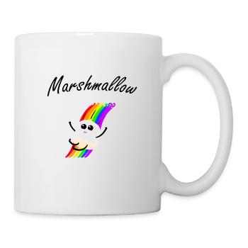 Marshmallow Marshmallows Süß Süßigkeit Kinder - Tasse - Weiß - Rechts