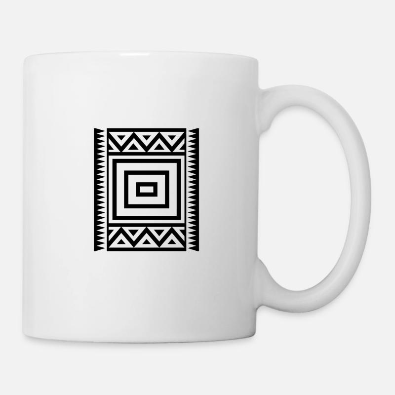 Motif fou - Mug blanc - blanc