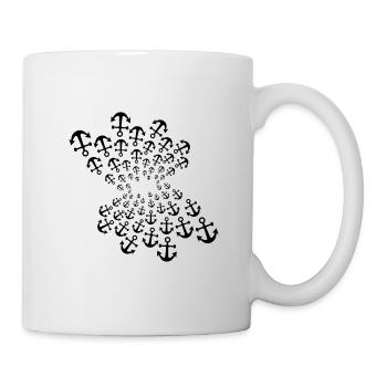 Ancre Idées Cadeaux Capitaine de bateau Voile - Mug blanc - blanc - Droite