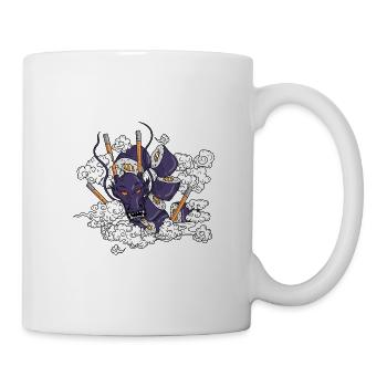 Conception de dragon de sushi - Mug blanc - blanc - Droite