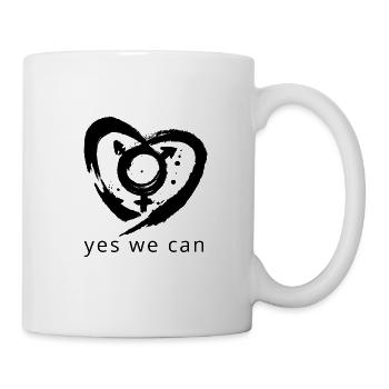 Transgender Herz - Tasse - Weiß - Rechts