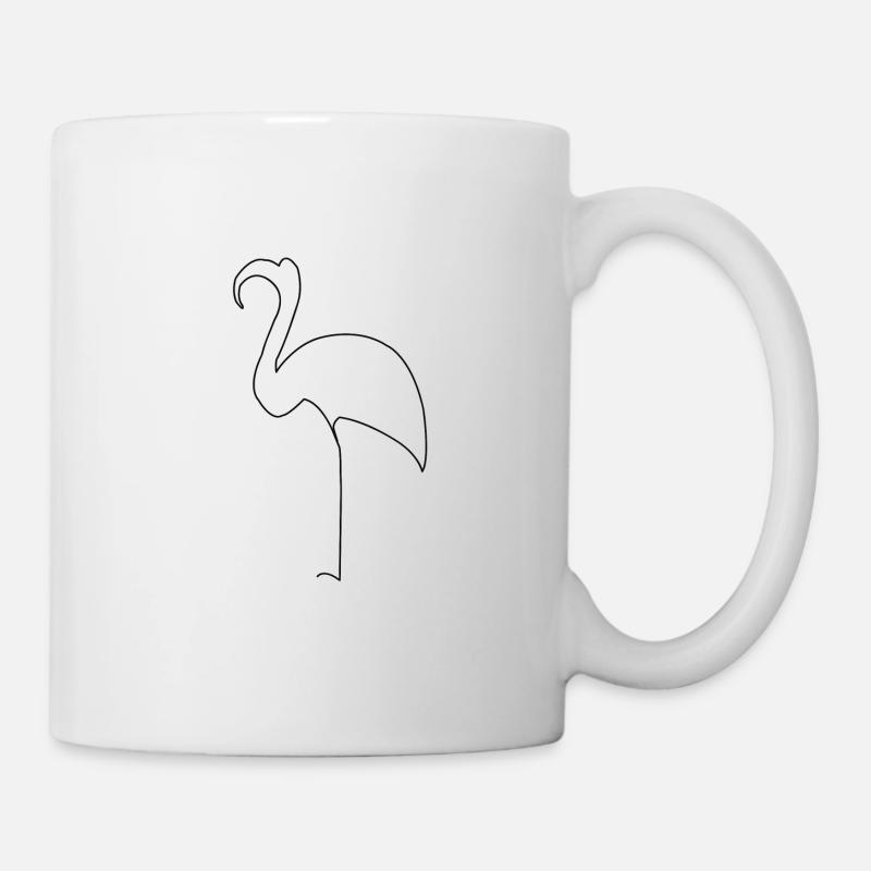 flamant - Mug blanc - blanc