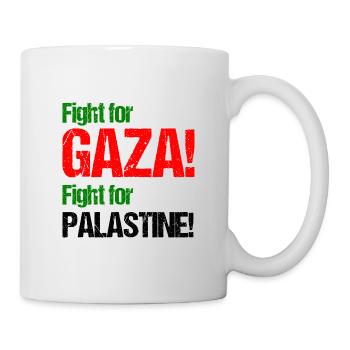 Fight for Palestine Gift Idea Shirt Gaza - Mug - white - Right
