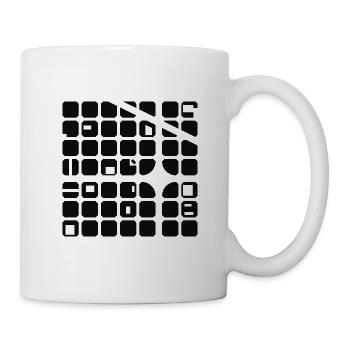 barcelona - Tasse - Weiß - Rechts