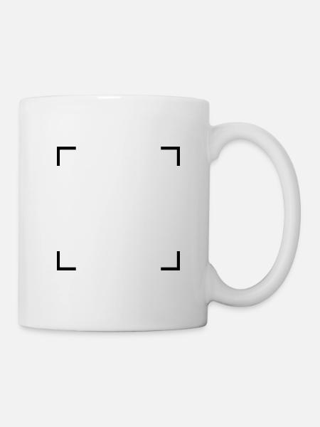 Carré de coins - Mug blanc - blanc