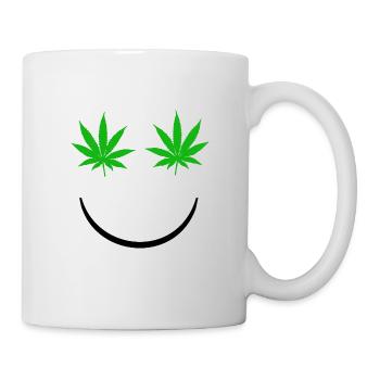 Marijuana smile - Mug - white - Right
