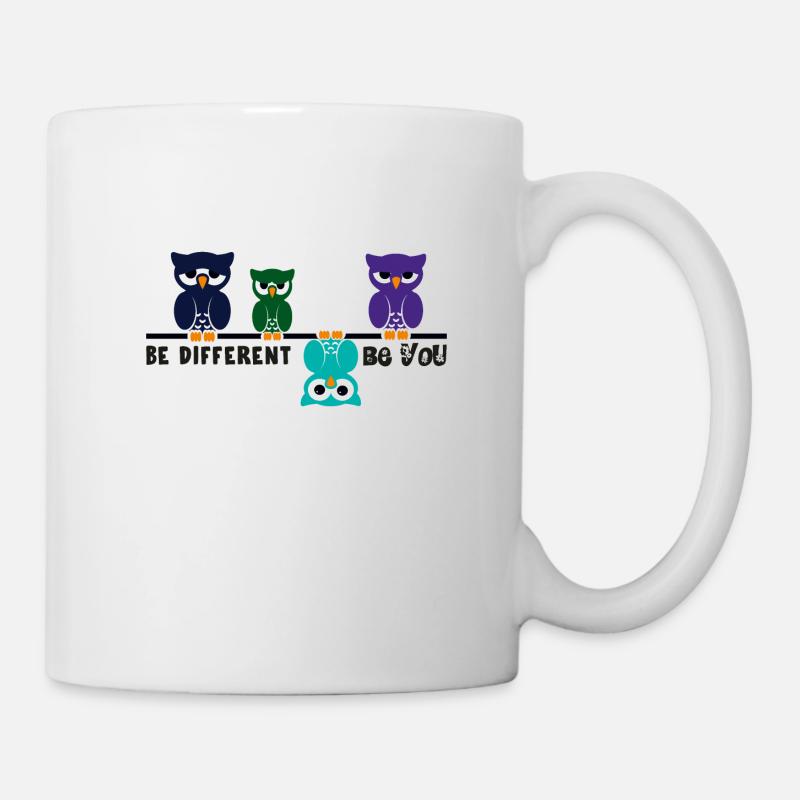 Be different be you - Tasse - Weiß