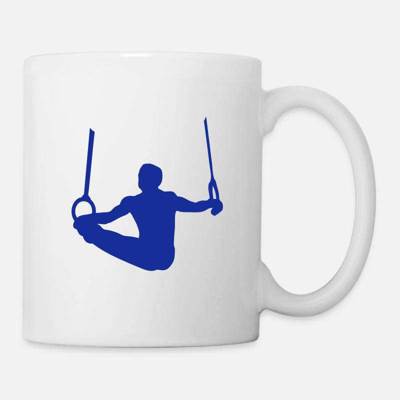 Ringe Turnen Sportdisziplin 1 - Tasse - Weiß