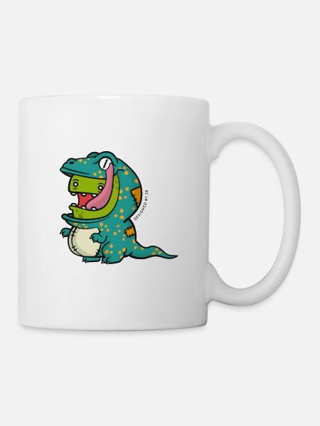 Monsters_Gecko_GG - Tasse - Weiß