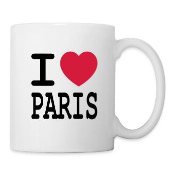 J'adore paris - Mug blanc - blanc - Droite