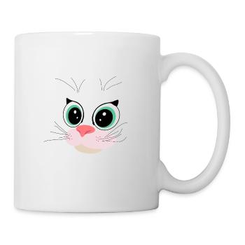 Katze - Tasse - Weiß - Rechts