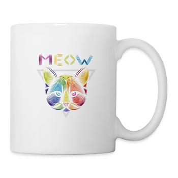 Chat, chat - Mug blanc - blanc - Droite