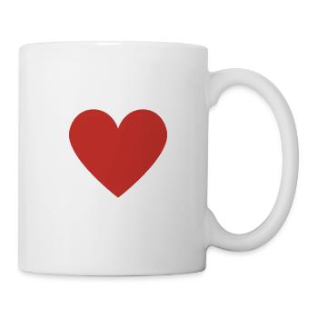Red Heart - Mug - white - Right