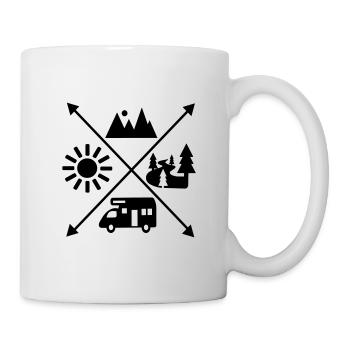 Wohnmobil - Tasse - Weiß - Rechts