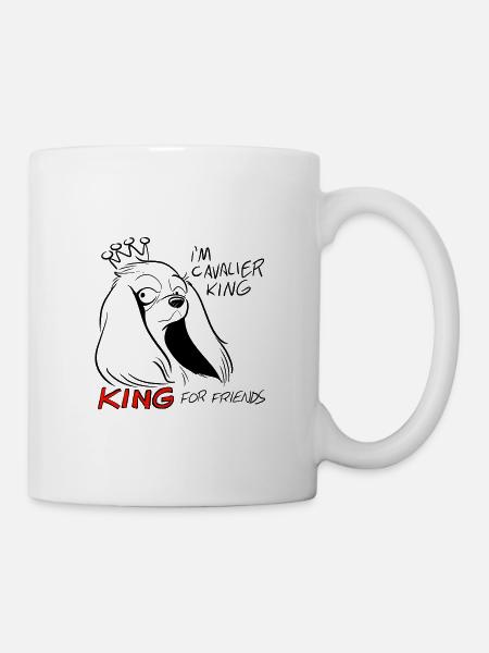 Cavalier King pour les amis - Mug blanc - blanc