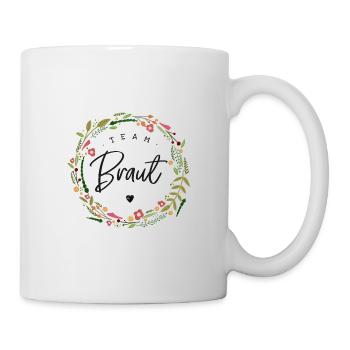 Team Braut | Junggesellinnenabschied | Jga - Tasse - Weiß - Rechts