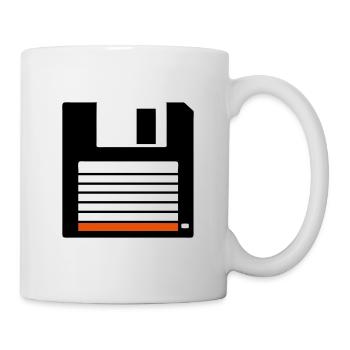floppy disk 3 inch 15 - Mug - white - Right