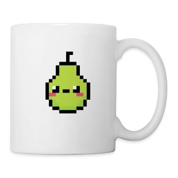 froehliche Birne - Tasse - Weiß - Rechts