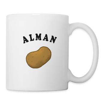 Alman | Kartoffel | Typisch Deutsch | Geschenkidee - Tasse - Weiß - Rechts