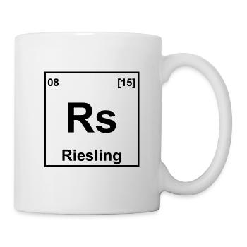 RSLNG Riesling Chemie Schwarz - Tasse - Weiß - Rechts