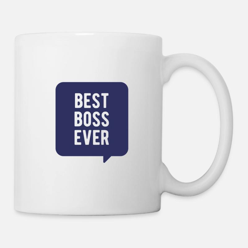 Best boss ever - Tasse - Weiß