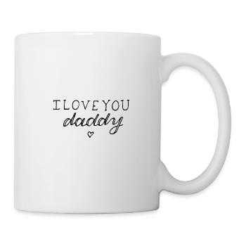 i love you daddy cadeau de la fête des pères - Mug blanc - blanc - Droite