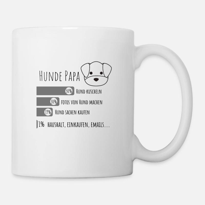 dogs Papa - Mug - white