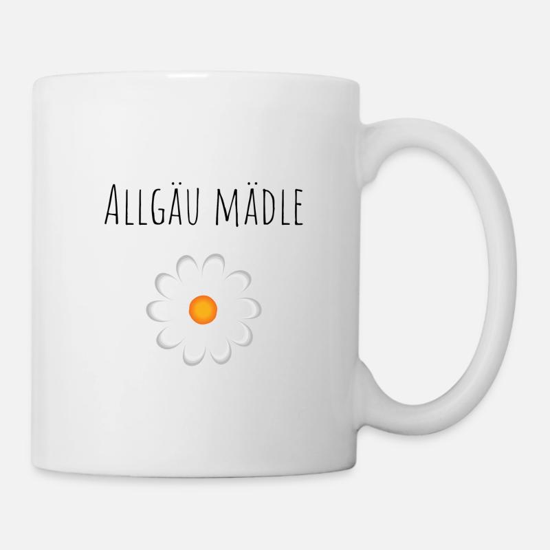 Allgäu Mädle Design - Tasse - Weiß