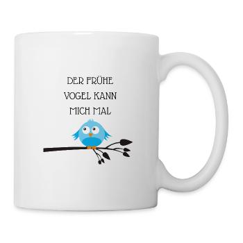 I dont'care on the "early bird - Mug - white - Right