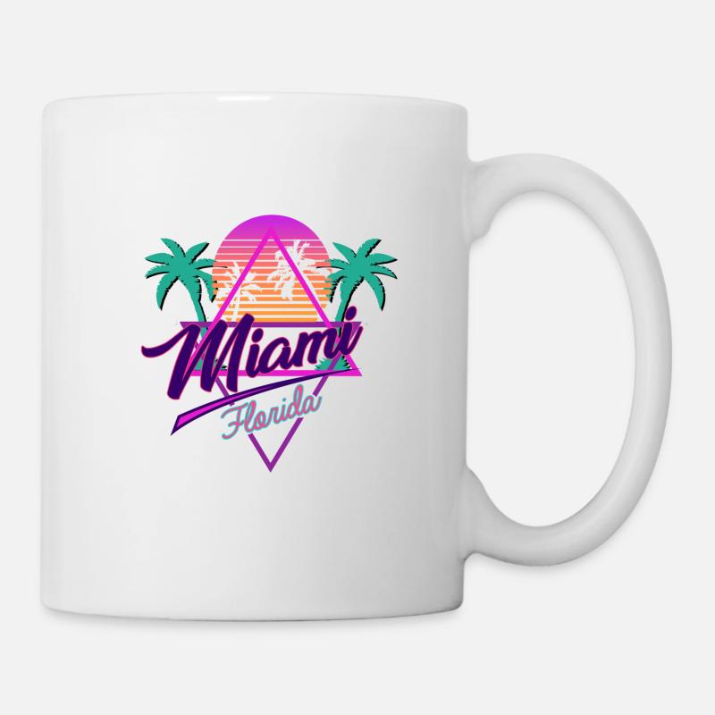 Miami Beach - Mug blanc - blanc
