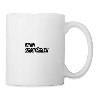 Ich bin Sergej Fährlich - Tasse - Weiß - Rechts