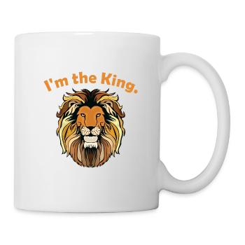 Je suis le roi lion - Mug blanc - blanc - Droite
