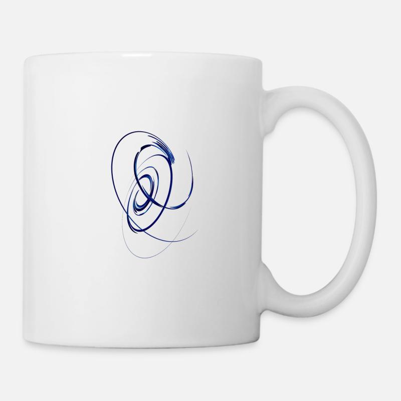 Abstrakte Kunst: Spirale - Mug - white