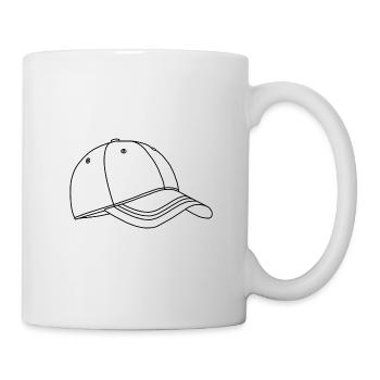 Baseball Cap Black - Mug - white - Right