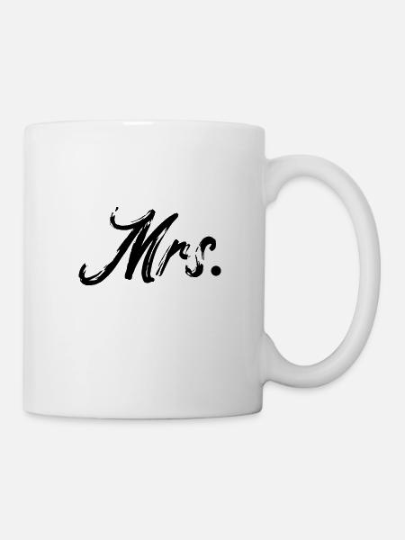 Mrs Frau Geschenk - Tasse - Weiß