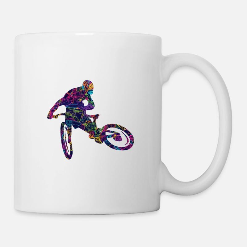 VTT - Mug blanc - blanc