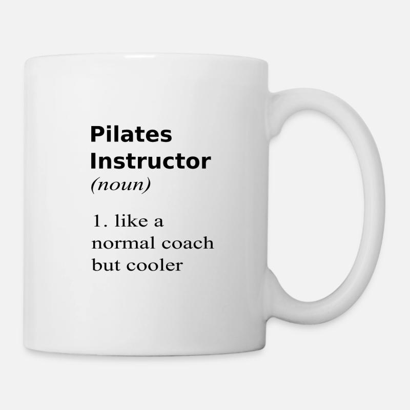 Instructeur de Pilates - Mug blanc - blanc