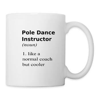Pole dance instructor - Mug - white - Right