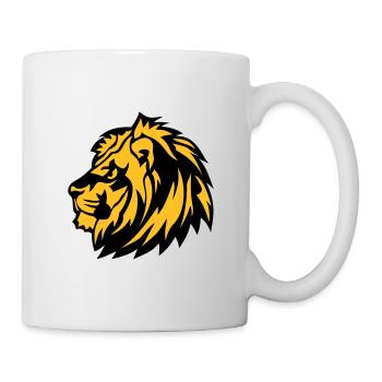 wilde löwentiere 1 0 - Tasse - Weiß - Rechts