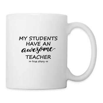professeur génial, énonciation cool et drôle pour les enseignants - Mug blanc - blanc - Droite