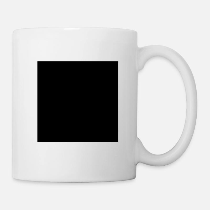 Carré noir vide - Mug blanc - blanc