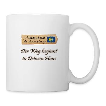 Jakobsweg - Tasse - Weiß - Rechts