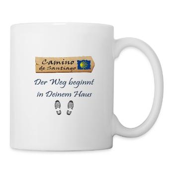 Jakobsweg - Tasse - Weiß - Rechts