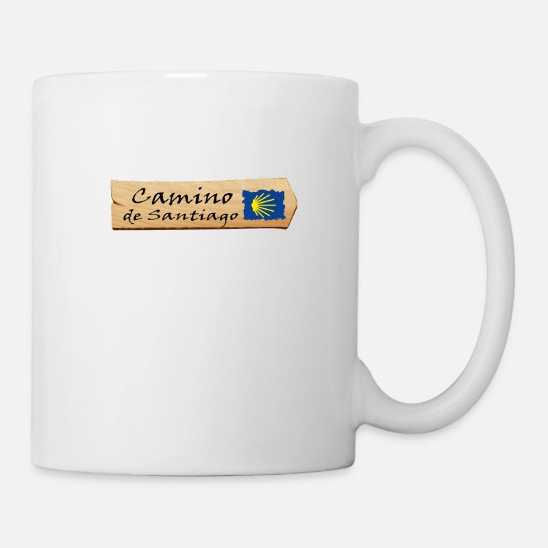 Jakobsweg - Tasse - Weiß