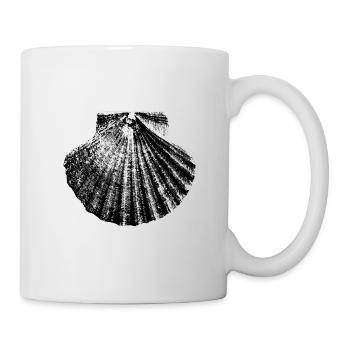 Pétoncle St. James Way - Mug blanc - blanc - Droite